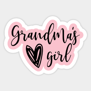 Grandma's Girl Baby Gifts Sticker